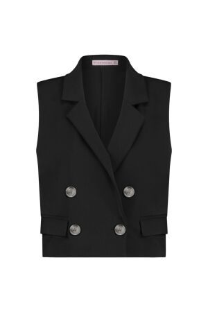 Studio Anneloes Studio Anneloes leonore bonded gilet 11605 Gilets 9000 black