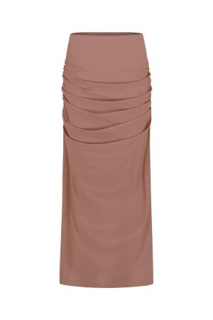 Studio Anneloes Studio Anneloes orla skirt 11560 8800 chocolate 8800 chocolate