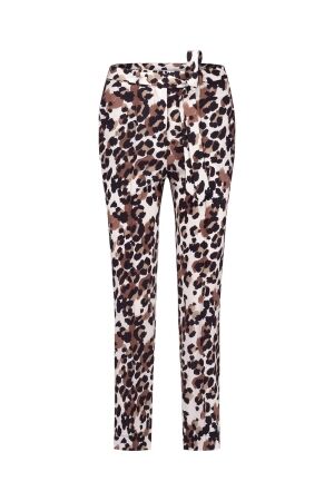 Studio Anneloes Studio Anneloes may leopard trousers 11595 Broek 1488 kit/chocolate