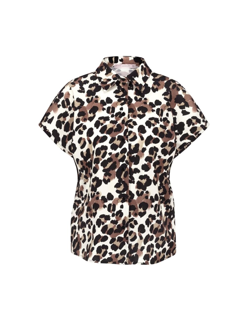 Leopard shirt dames hotsell