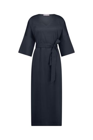 Studio Anneloes Studio Anneloes kim poplin dress 11526 Lange Jurken 6900 dark blue