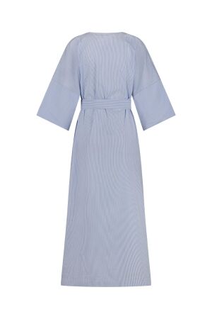 Studio Anneloes Studio Anneloes kim stripe dress 11527 Jurk 6611 shirtblue/off white