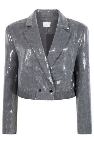 Aaiko Aaiko mille sequins pes 356 Jackets 193901 dark grey