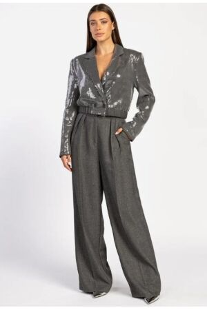 Aaiko Aaiko mille sequins pes 356 Jackets 193901 dark grey