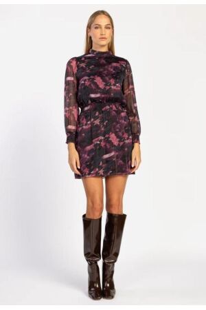 Aaiko Aaiko gabry winter bloom Jurk 192620 winter bloom
