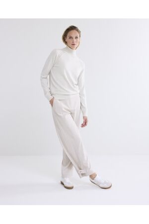 SUMMUM SUMMUM turtle neck sweater soft knit 7s5529-8019 Trui 114 light cashmere
