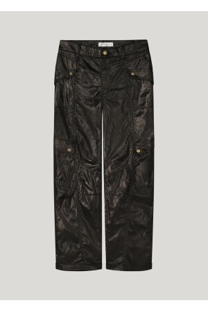 SUMMUM SUMMUM cargo pants gold foil coated twill 4s2724-12146 Broek 600 gold