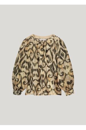 SUMMUM SUMMUM top ethnic print 2s3204-12130 T-shirt Lange mouw 120 multicolour