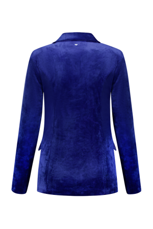 Helena Hart Helena Hart 7425uni blazer velour midi uni Blazers royal