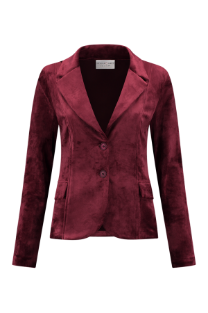 Helena Hart Helena Hart 7446uni blazer velour corto un Blazers wine