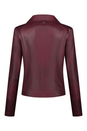 Helena Hart Helena Hart 7288 zipper biker Jackets wine