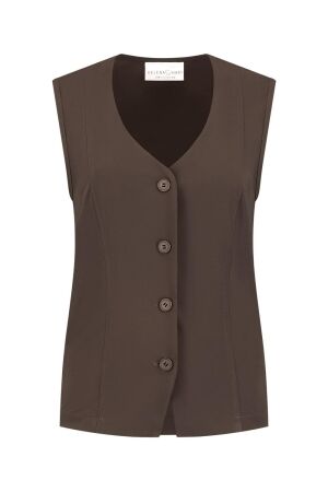 Helena Hart Helena Hart 7541 gilet transfer Gilets choco