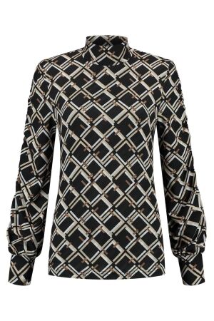 Helena Hart Helena Hart 7567joa col jasmine print joa T-shirt Lange mouw multi