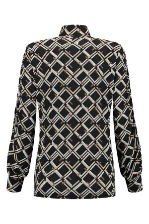 Helena Hart Helena Hart 7567joa col jasmine print joa T-shirt Lange mouw multi