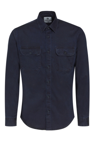 Gabbiano Gabbiano 335238 denim shirt Overhemd 901 denim