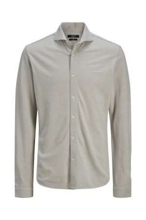 J&J Premium J&J Premium jprblalance pique l/s shirt smu 12269800 Overhemd tidal foam slim fit