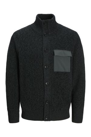 Jack & Jones Jack & Jones jcomace knit cardigan smu 12270984 Vest urban chic w. black