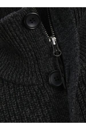Jack & Jones Jack & Jones jcomace knit cardigan smu 12270984 Vest black w. asphalt