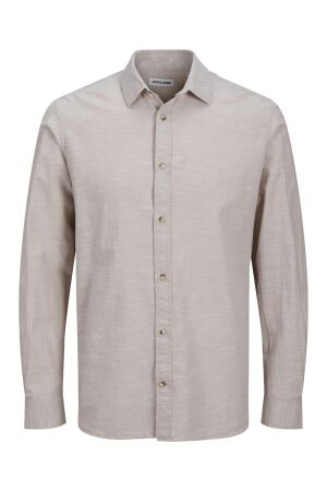 Jack & Jones Jack & Jones jjesummer shirt ls sn 12269315 Overhemd crockery