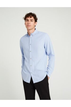 Jack & Jones Jack & Jones jjesummer shirt ls sn 12269315 Overhemd chambray blue