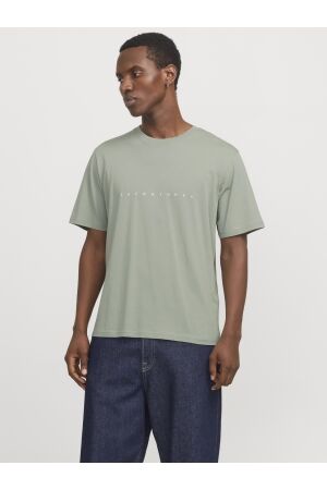 Jack & Jones Jack & Jones jjestar jj tee ss noos 12234746 Print T-shirts iceberg green