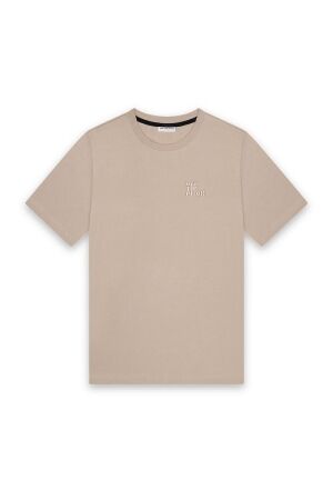 Off the Pitch Off the Pitch otp243002 triple slim fit tee Print T-shirts 103 sand