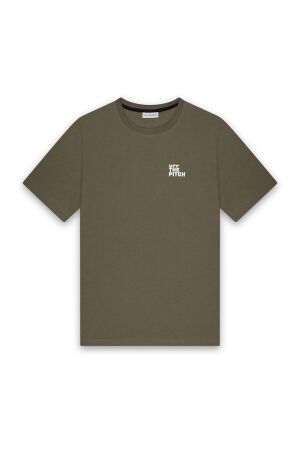 Off the Pitch Off the Pitch otp243006 spectrum slim fit tee Print T-shirts 504 moss green