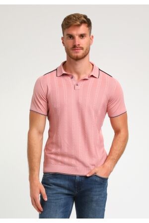 Gabbiano Gabbiano 234926 polo shirt knitwear Poloshirts 719 dusty coral