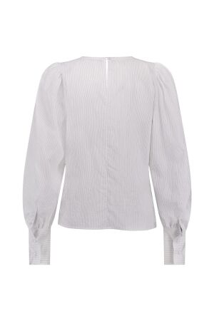 Studio Anneloes Studio Anneloes dori pinstripe blouse 11732 Blouse 1190 off white/black