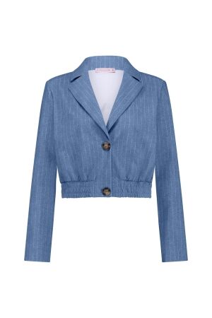 Studio Anneloes Studio Anneloes ruby pinstripe blazer 11724 Blazers 6200 denim blue