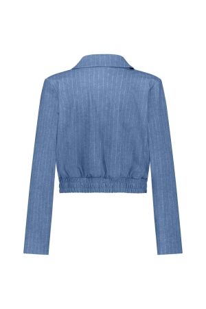 Studio Anneloes Studio Anneloes ruby pinstripe blazer 11724 Blazers 6200 denim blue