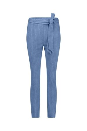 Studio Anneloes Studio Anneloes dean pinstripe trousers 11726 Broek 6200 denim blue