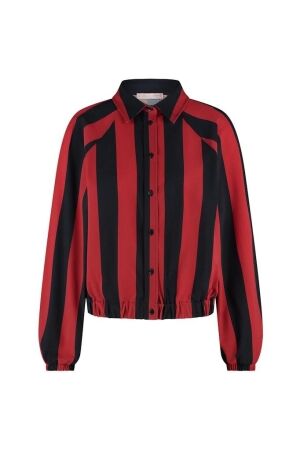 Studio Anneloes Studio Anneloes johni stripe blouse 11731 Blouse 6937 dark blue/red