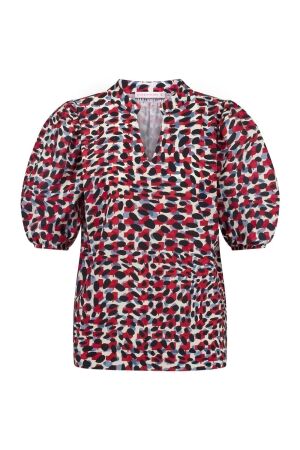 Studio Anneloes Studio Anneloes jolly animal top 11765 T-shirt Korte mouw 1437 kit/red