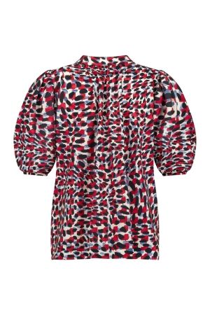 Studio Anneloes Studio Anneloes jolly animal top 11765 T-shirt Korte mouw 1437 kit/red