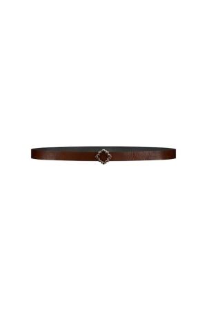Studio Anneloes Studio Anneloes reversable ornament belt 11503 Riemen 8590 cognac/black