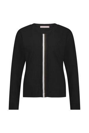Studio Anneloes Studio Anneloes demi tape tee 11889 T-shirt Lange mouw 9000 black