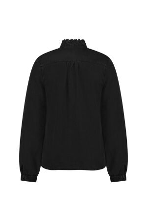 Studio Anneloes Studio Anneloes lourdes denim blouse 11895 Blouse 9000 black
