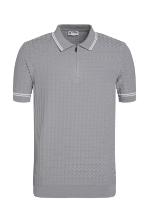 Gabbiano Gabbiano 235525 polo ss Poloshirts 605 grey melange