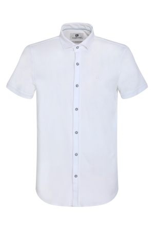 Gabbiano Gabbiano 335535 overhemd ss Overhemd 102 ecru