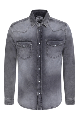 Gabbiano Gabbiano 335536 overhemd Overhemd 202 grey