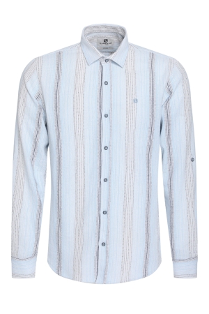 Gabbiano Gabbiano 335547 overhemd ss Overhemd 4001 bright blue