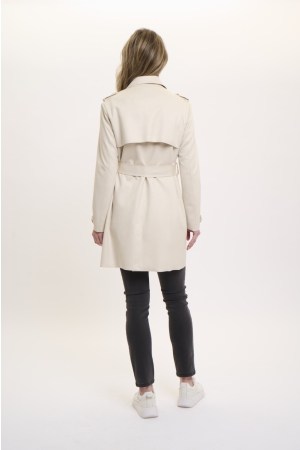 Rino & Pelle Rino & Pelle trenchcoat 7002520 Zomerjassen 9030 birch