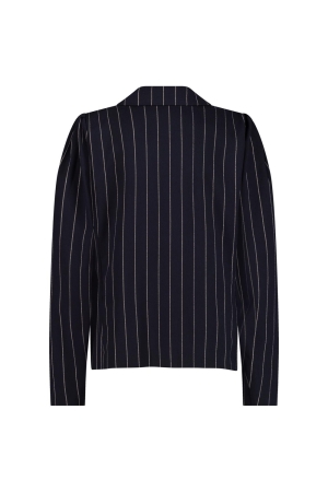 Studio Anneloes Studio Anneloes mirelle gold pinstripe blazer 11954 Blazers 6902 darkblue/gold