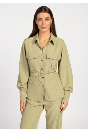 Aaiko Aaiko zoe pes 681 Blouse 150318 linden green