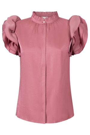 Aaiko Aaiko gezana vis 355 T-shirt Korte mouw 171614 dusty berry