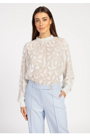 Aaiko Aaiko quinty embroidery vis 582 T-shirt Korte mouw 114300 les blancs