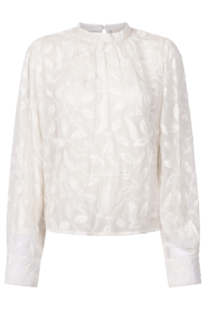 Aaiko Aaiko quinty embroidery vis 582 T-shirt Korte mouw 114300 les blancs