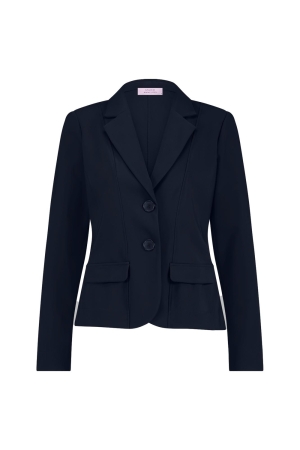 Studio Anneloes Studio Anneloes bright bonded blazer 94811 6900 dark blue