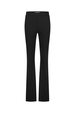 Studio Anneloes Studio Anneloes flair long bonded trousers 94812 9000 black